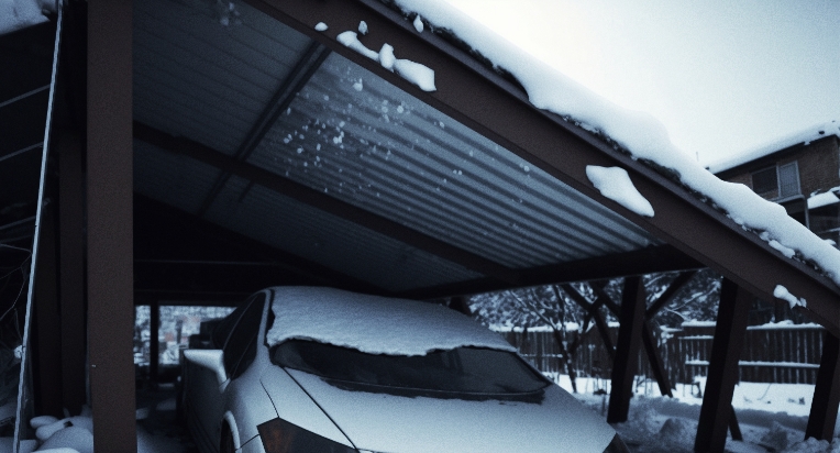 耐雪仕様のカーポート