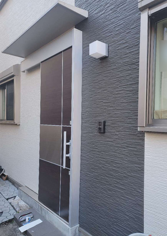東京都中野区・Y様邸　玄関ドアの歪みを直してほしい(1)