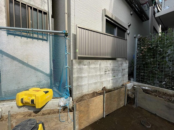 東京都杉並区・M様　不要になった塀の撤去工事を行いました (2)