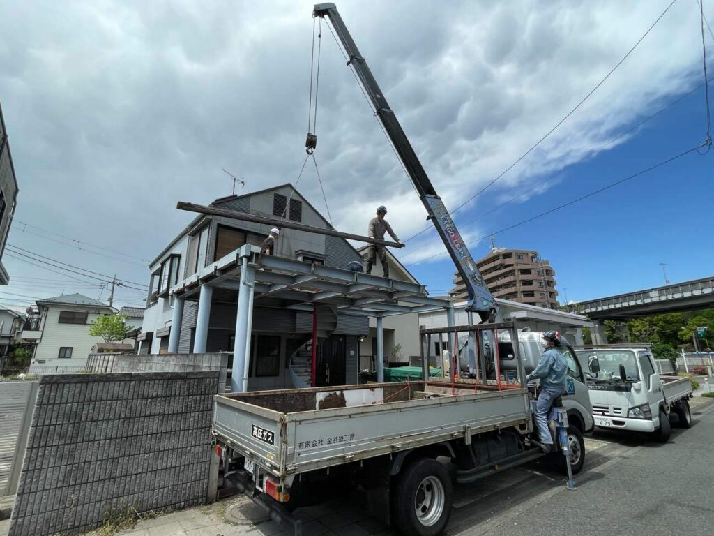 東京都世田谷区・M様邸　不要になったベランダの撤去工事を行いました(3)