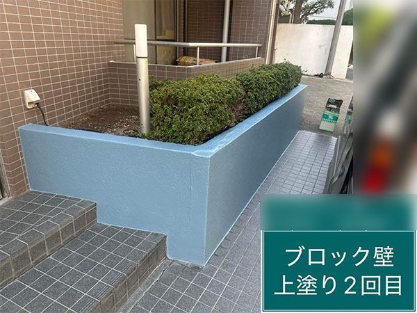 東京都中野区 上塗り2回目