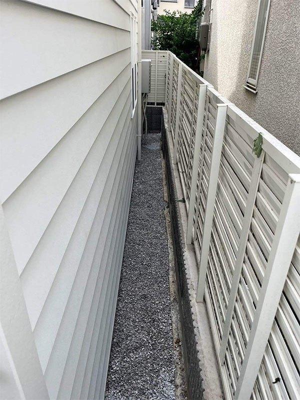 東京都世田谷区 外構 砂利