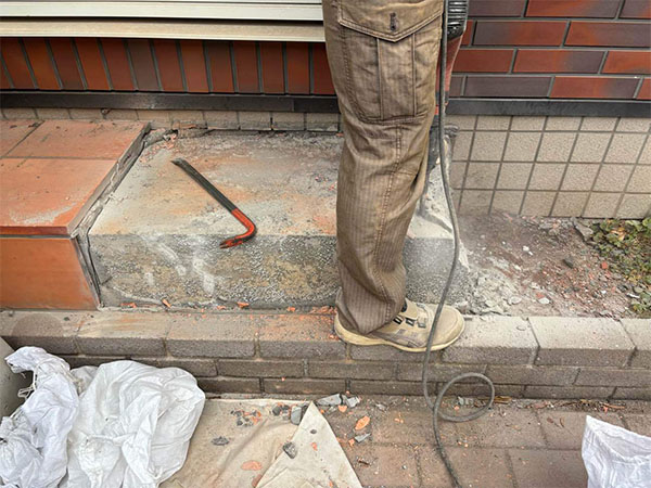 東京都杉並区 ブロック 撤去