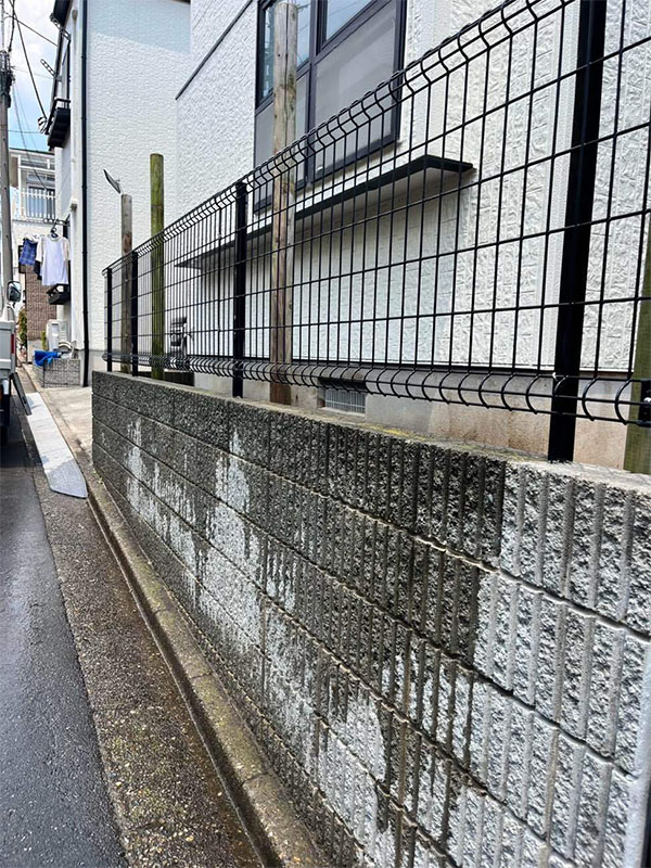 東京都中野区 ブロック 完工