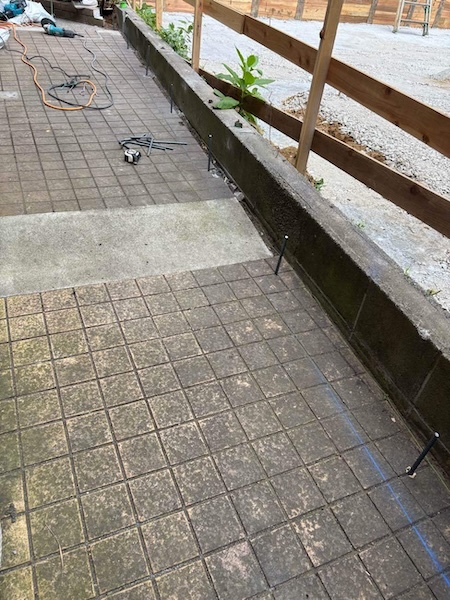 中野区N様邸フェンス設置1