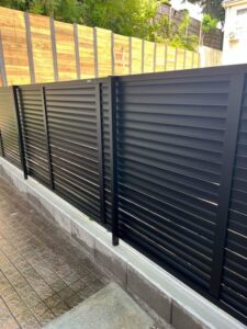 中野区N様邸フェンス設置５