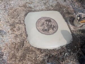 杉並区M様邸コンクリート亀裂施工後2