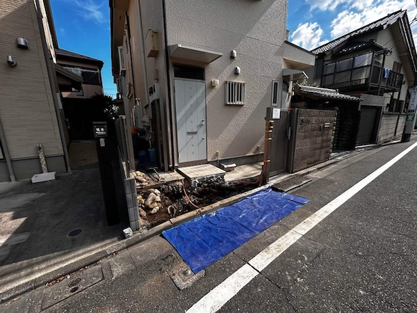 杉並区M様邸ブロック撤去後