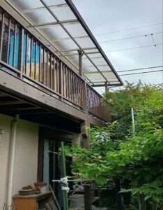 中野区K様邸ベランダ改修工事現地調査1