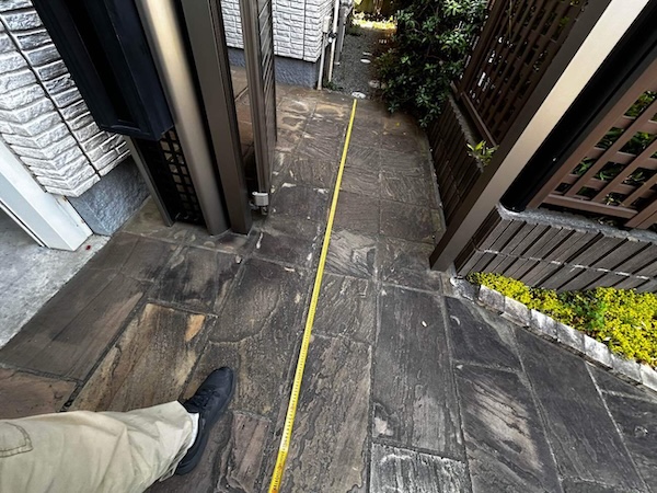 世田谷区K様邸現地調査計測3