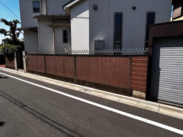 中野区K様ブロック塀道路側3