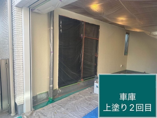 世田谷区K様邸ガレージ内塗装3