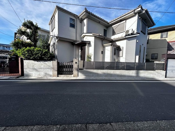 中野区K様ブロック塀補修完了1