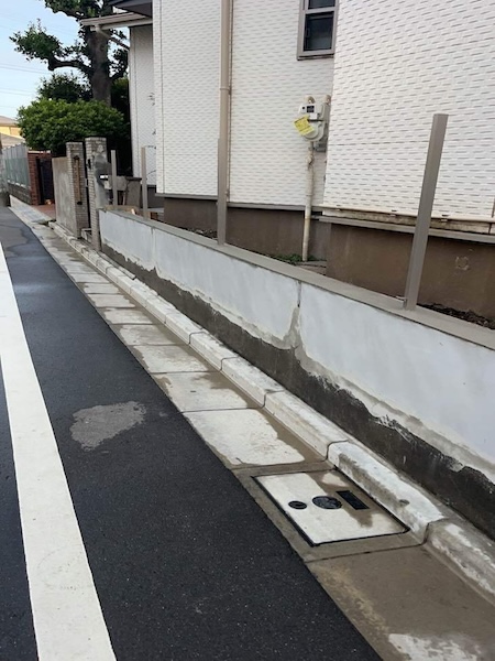 中野区K様ブロック塀補修6