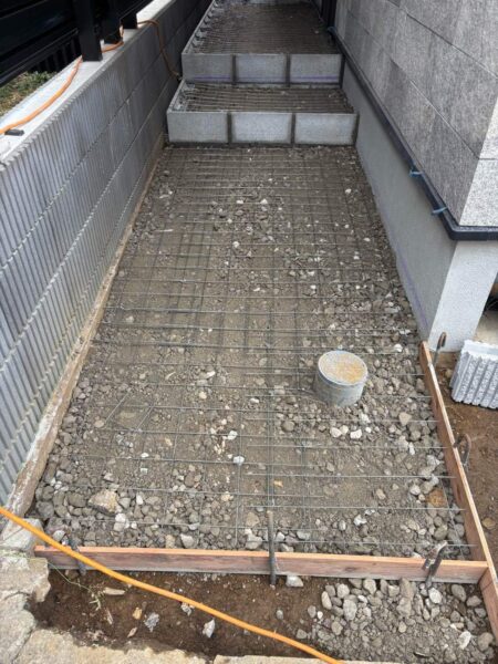 中野区U様邸玄関アプローチ4