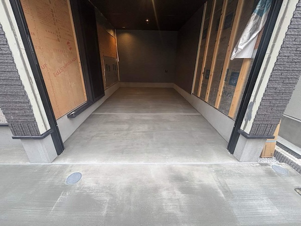 中野区U様邸外構施工後ガレージ2