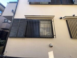 中野区M様面格子設置後１