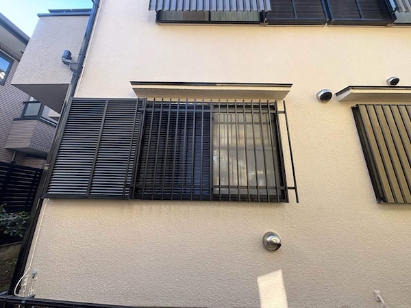 中野区M様面格子設置後1