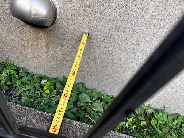 中野区M様現地調査計測3