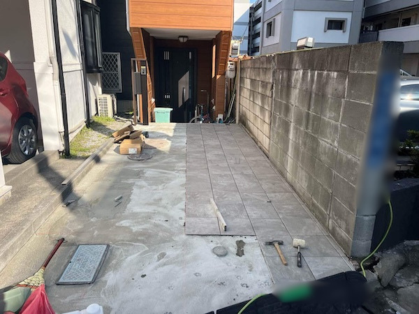 世田谷区A様邸施工中５
