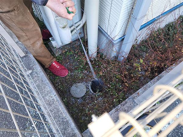 東京都世田谷区 汚水桝 清掃