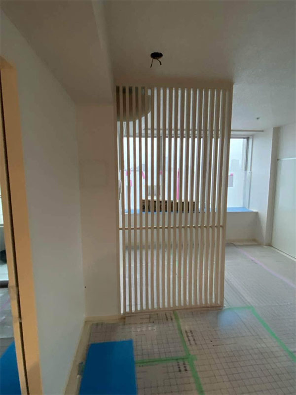 東京都杉並区 施工後 仕切り