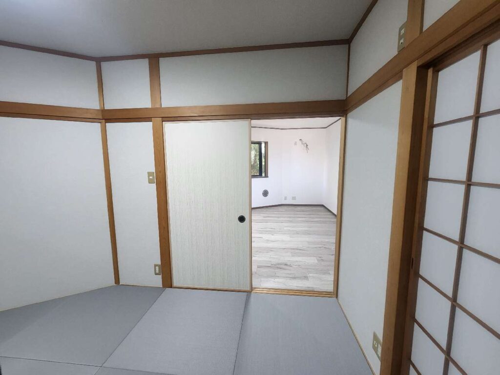東京都世田谷区-I様邸-現地調査和室より見た写真