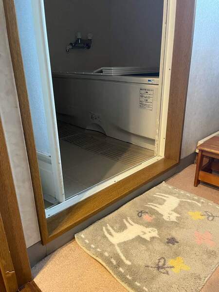 杉並区O様_施工前浴室段差