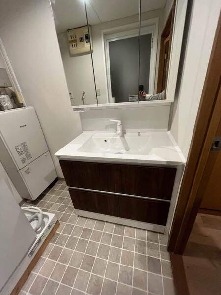 杉並区O様_施工後洗面台