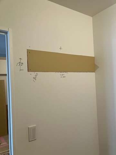 中野区H様邸マンション内装施工前クロス