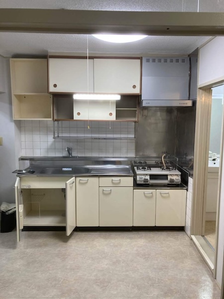 I様邸施工前キッチン