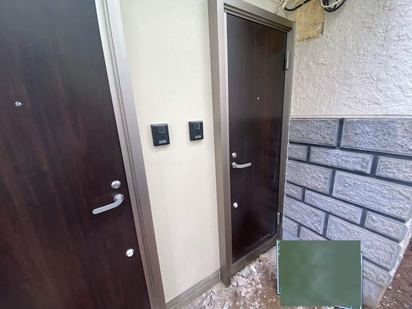 世田谷区T様所有アパート施工後玄関