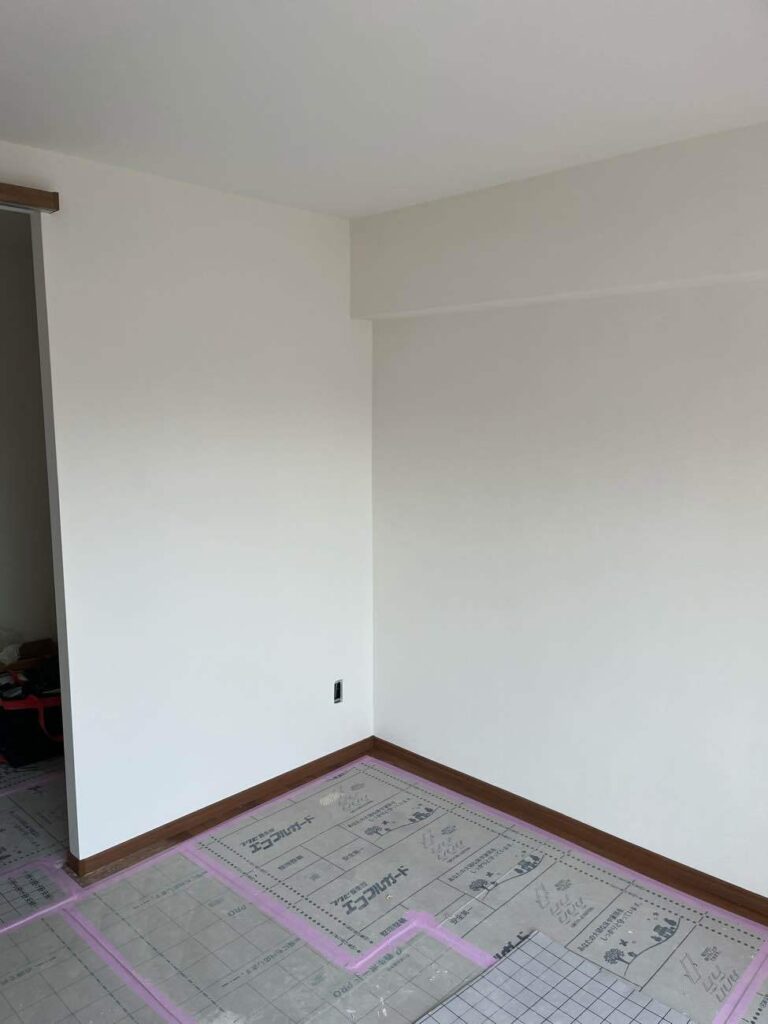 中野区I様マンション施工中⑨ 完成直前