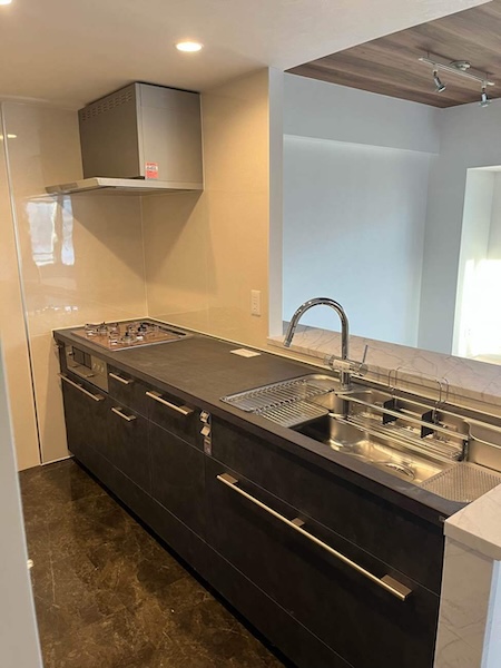 中野区N様マンション施工後キッチン