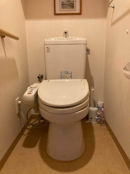 中野区N様マンション現地調査トイレ