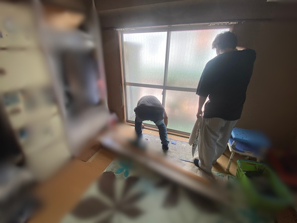 杉並H様邸内窓設置中1