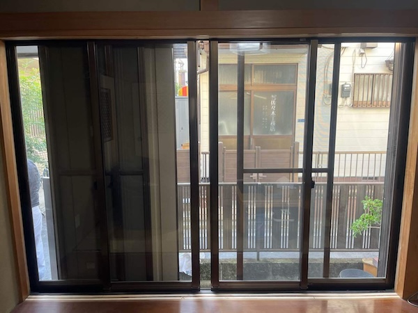 中野区I様邸施工後窓サッシ