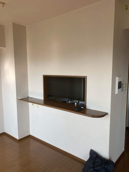 杉並区H様マンション施工前キッチンカウンター