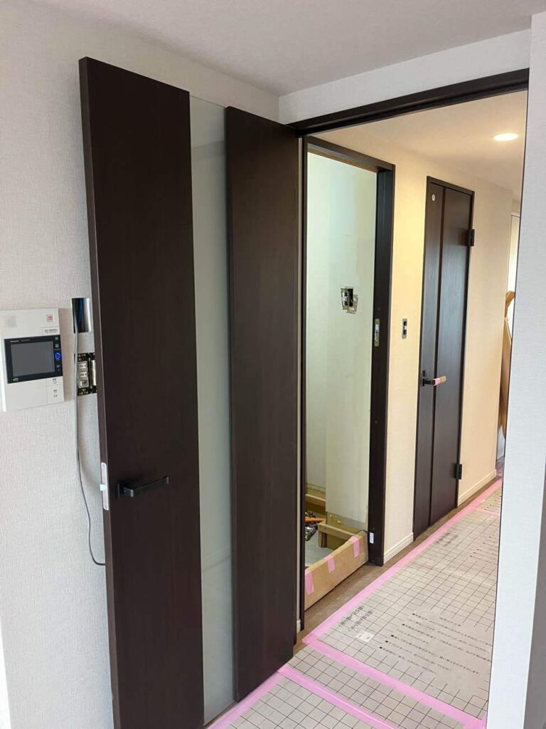 杉並区H様マンション建具設置