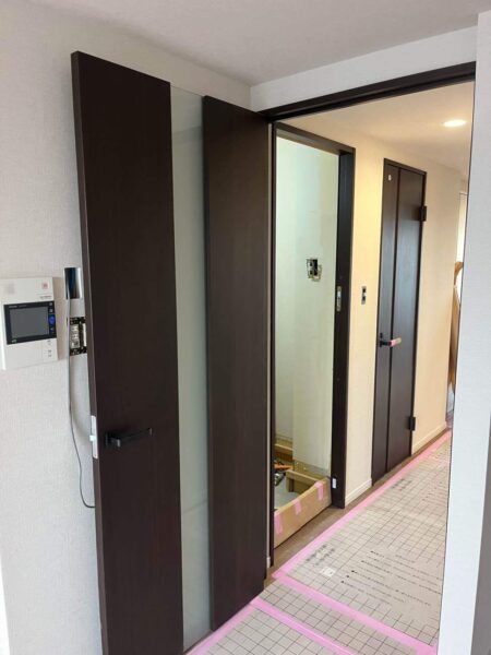 杉並区H様マンション建具設置
