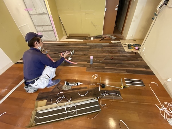 杉並区S様邸マンション施工中9