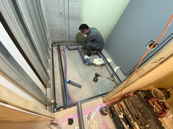 杉並区S様邸マンション施工中5