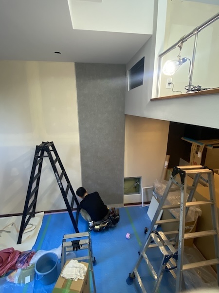 杉並区S様邸マンション施工中12