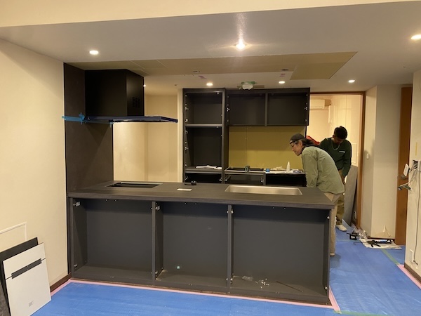 杉並区S様邸マンション施工中14
