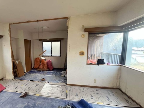 中野区I様邸マンション既存設備撤去三