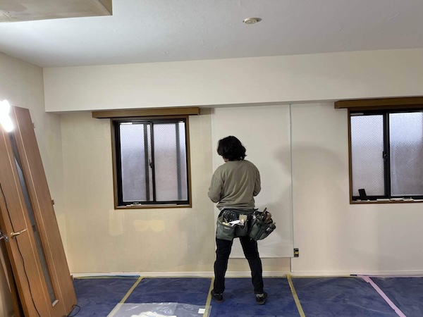 中野区I様邸マンション内装施工中7