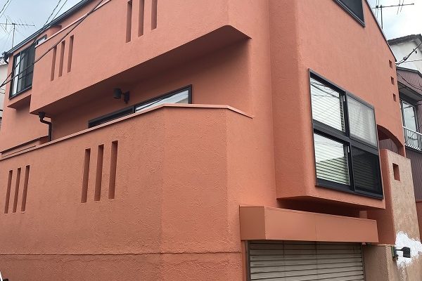 東京都世田谷区　外壁塗装・屋根葺き替え工事・付帯部塗装 (1)
