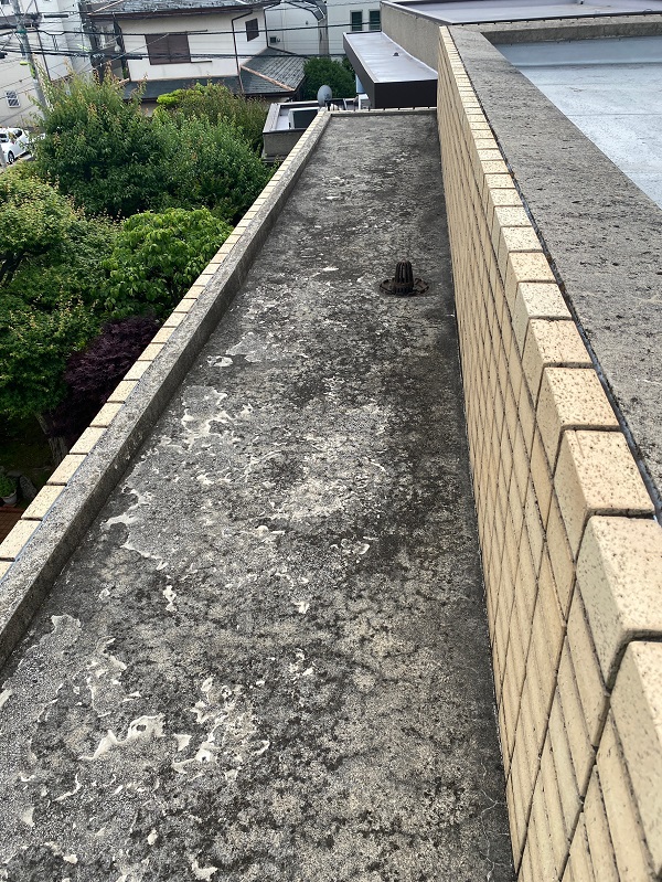 東京都杉並区　防水工事　雨漏り　陸屋根とは　防水工事の種類について (3)