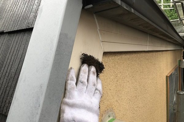 東京都世田谷区　外壁・屋根塗装等外装リフォーム　破風板塗装　破風板の役割