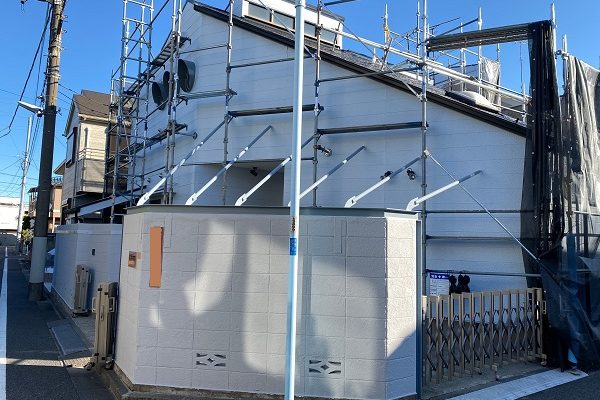 東京都練馬区　K様邸　屋根塗装　ブロック塀塗装の工程　日本ペイント　パーフェクトトップ (1)